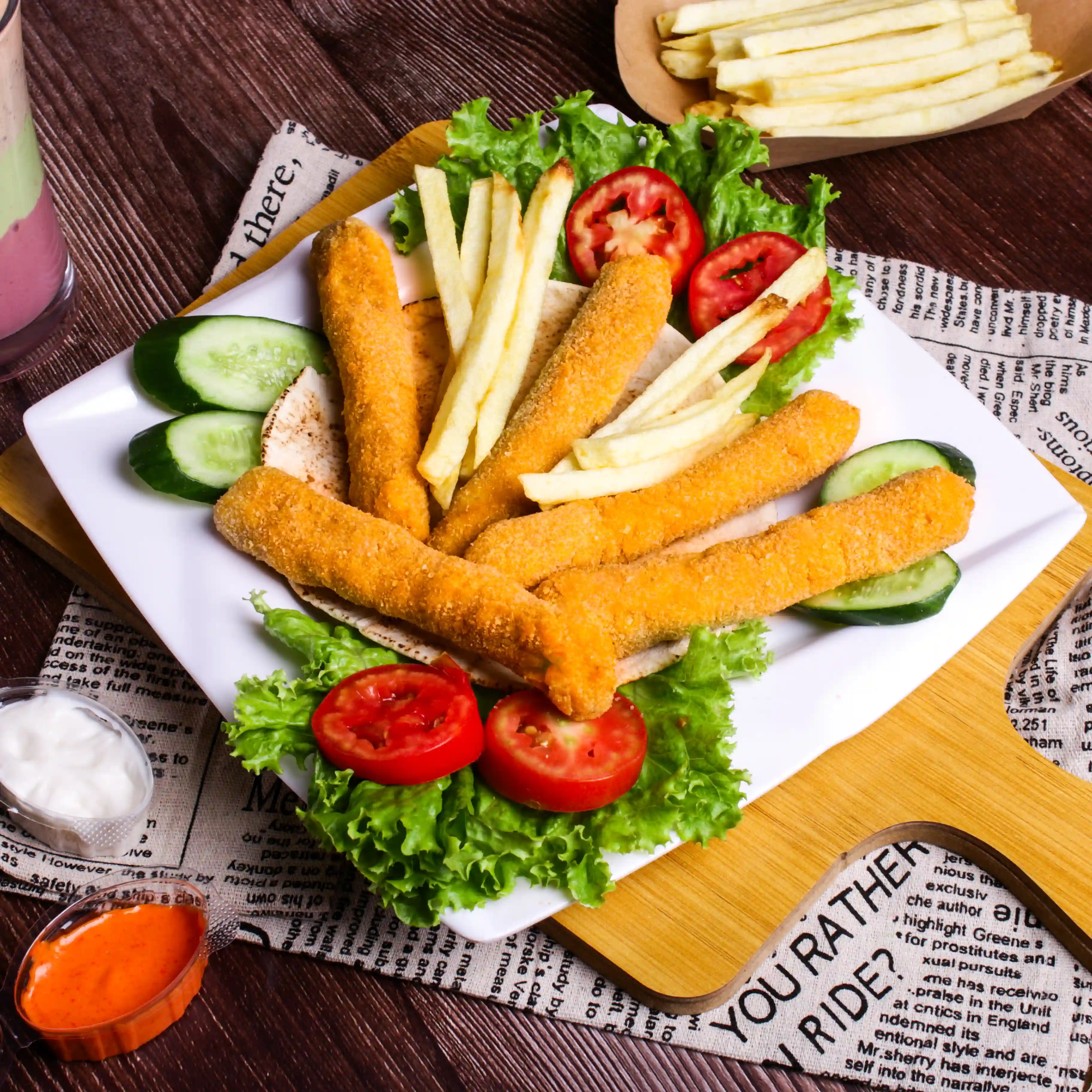 أصابع دجاج كرسبي