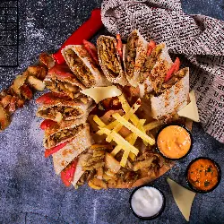 طبق شاورما عربي